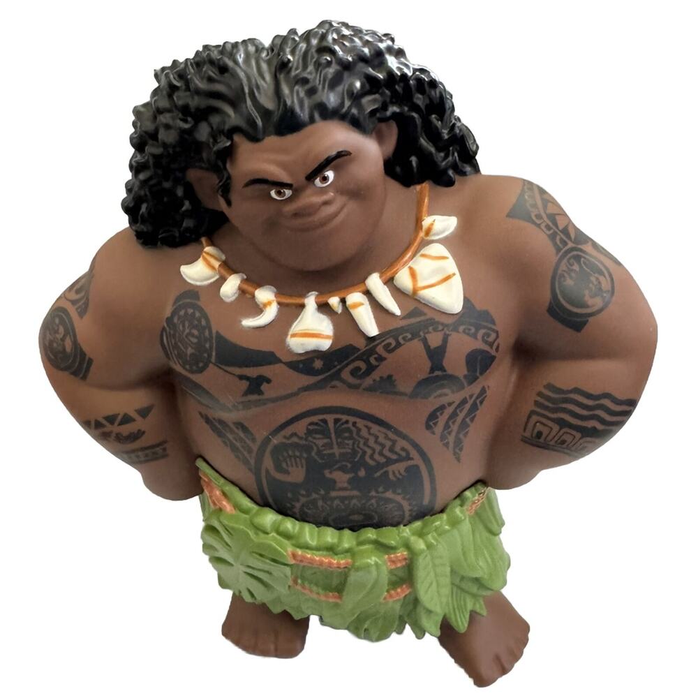 Disney Moana Maui Doll 8 inch Figure‎ Toy Walt Disney Pictures Dwayne Johnson